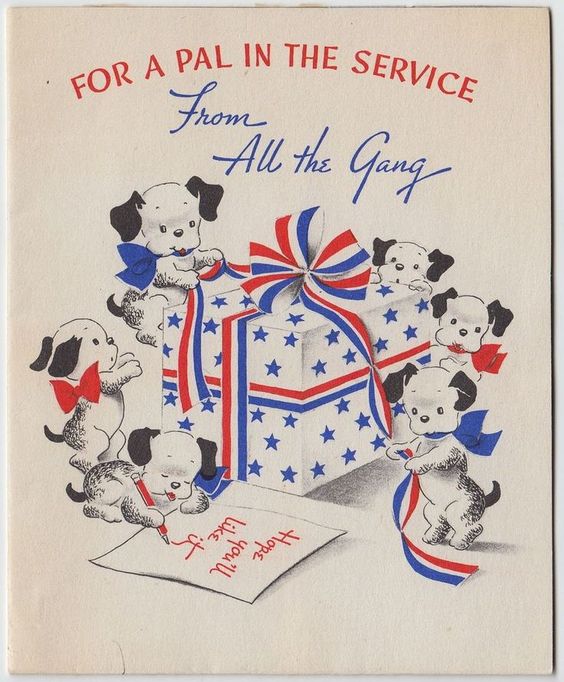 Remembering Our Service Men & Women Through Vintage Patriotic Christmas