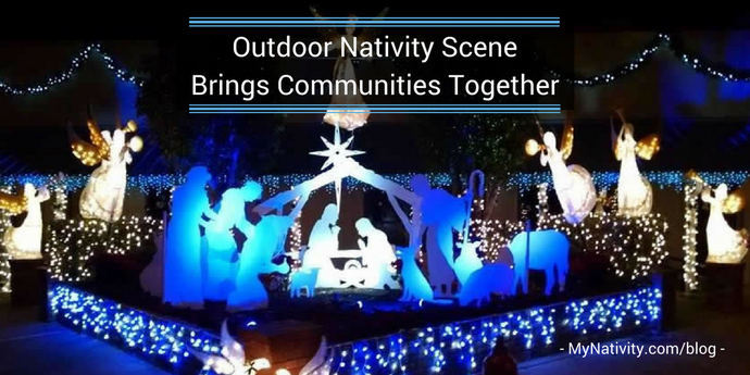 Outdoor Nativity Scene Brings Communities Together