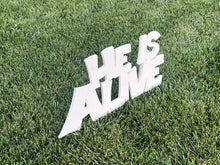 Load image into Gallery viewer, Large Outdoor Nativity Message - HE IS ALIVE - MyNativity