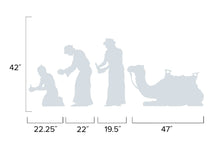 Load image into Gallery viewer, Complete Large Outdoor Nativity Set - MyNativity