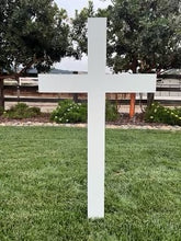 Load image into Gallery viewer, Large Outdoor Easter Nativity Symmetrical Center Cross - MyNativity