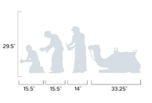 Load image into Gallery viewer, Complete Medium Outdoor Nativity Set - MyNativity