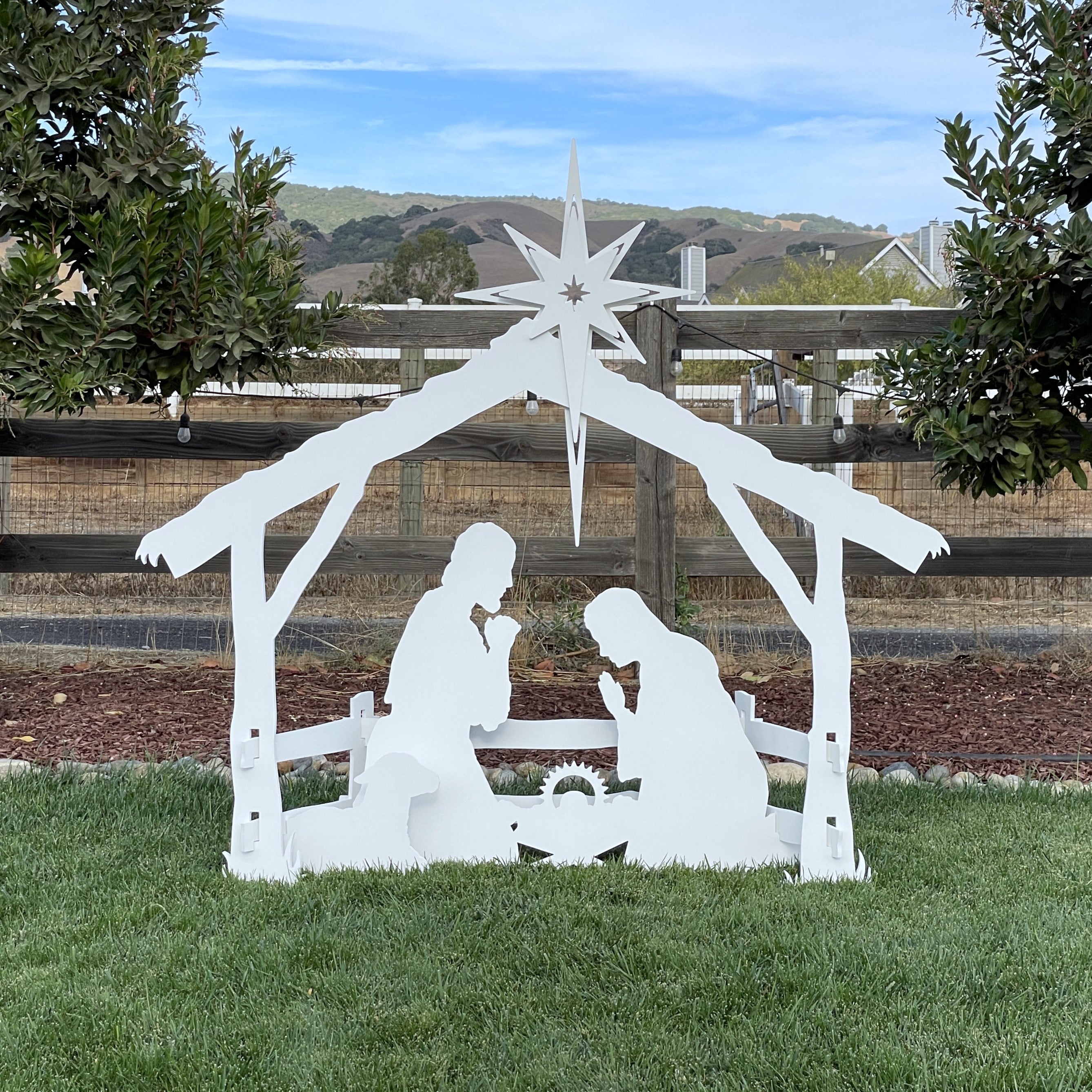 Outdoor Nativity Scene Plans Nativity Scene One Sheet Plywood Yard Art