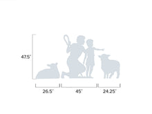 Load image into Gallery viewer, LifeSize Father and Son Shepherd Set - MyNativity