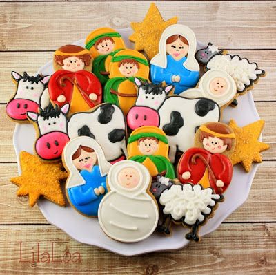 How To Make Beautiful Nativity Scene Cookies