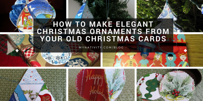 How to Make Elegant Christmas Ornaments From Your Old Christmas Cards