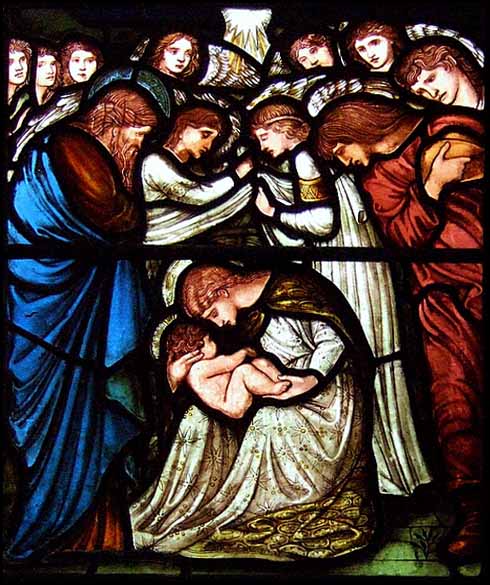 "Nativity" Stained Glass Window, Edward Burne-Jones (1833-1898)