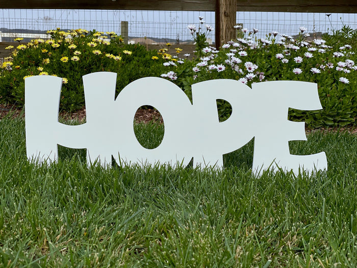 Large Outdoor Nativity Message - Hope - MyNativity