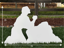 Load image into Gallery viewer, Life Size Outdoor Easter Nativity Figure - Jesus praying at Gethsemane - MyNativity
