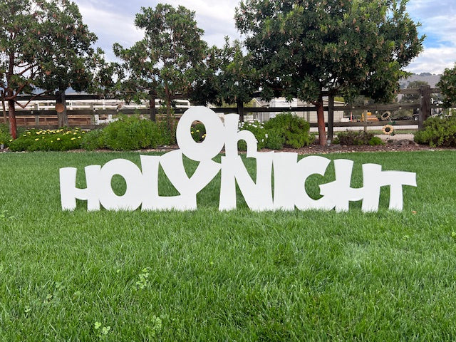 Lifesize Outdoor Nativity Message - OH HOLY NIGHT - MyNativity
