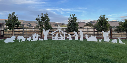 Complete Large Outdoor Nativity Set - MyNativity