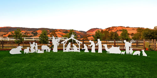 Complete Life Size Outdoor Nativity Set - MyNativity