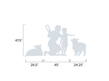 Load image into Gallery viewer, LifeSize Father and Son Shepherd Set - MyNativity
