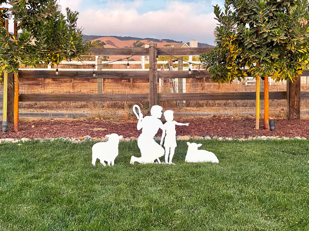 Medium Father and Son Shepherd Set - MyNativity