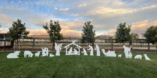 Complete Medium Outdoor Nativity Set - MyNativity