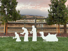 Load image into Gallery viewer, Complete Medium Outdoor Nativity Set - MyNativity
